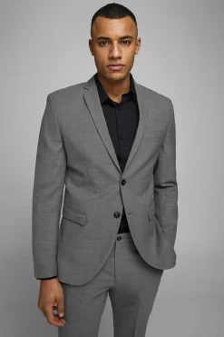 Jack & Jones Men'S Slim Fit Blazer Cinza