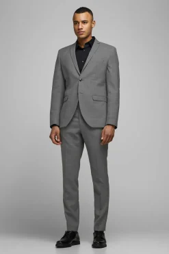 Jack & Jones Men'S Slim Fit Blazer Cinza