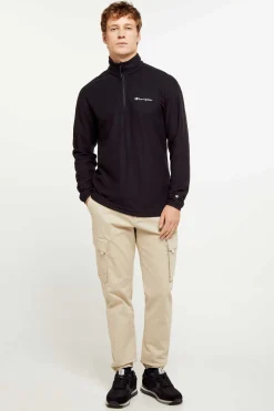 Champion Micropolar Meio Fecho-Eclair Preto Clearance