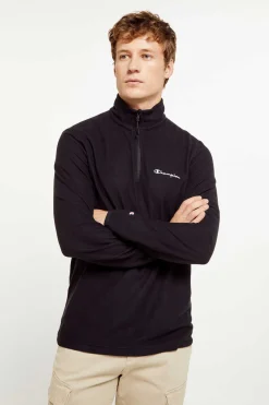 Champion Micropolar Meio Fecho-Eclair Preto Clearance