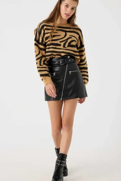 Inside Saias-Minissaia A Imitar Pele Com Cinto