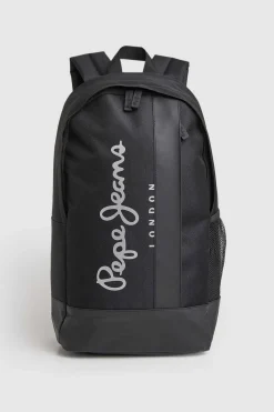 Pepe Jeans Mochila De Viagem Logo Estampado Preto Online