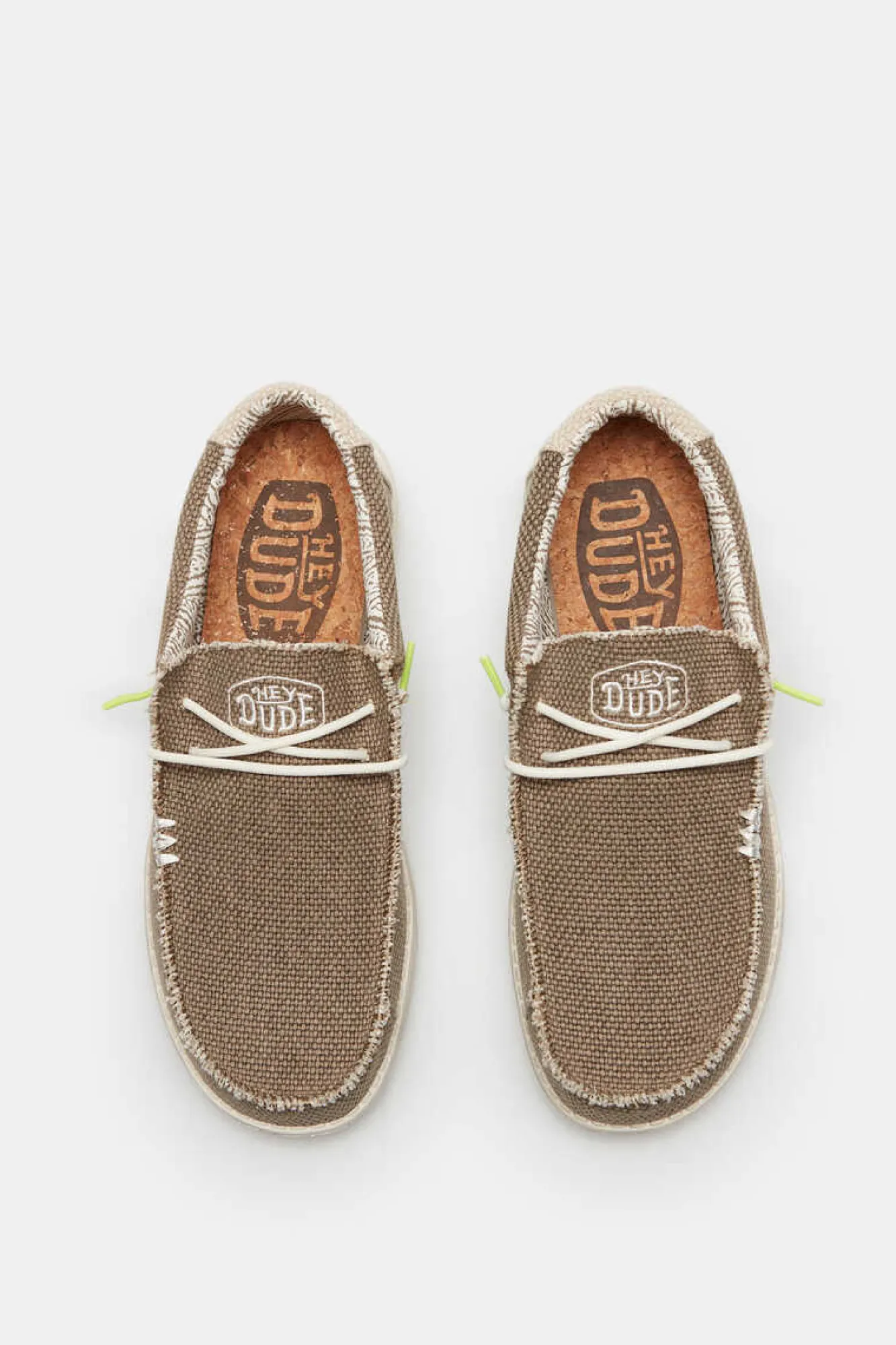 Dude Shoes Mokassins Wally Braided Beige Clearance