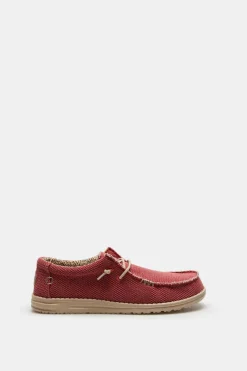 Dude Shoes Mokassins Wally Braided Vermelho Outlet
