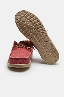 Dude Shoes Mokassins Wally Braided Vermelho Outlet