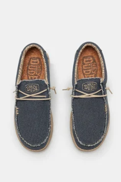 Dude Shoes Mokassins Wally Braided Azul