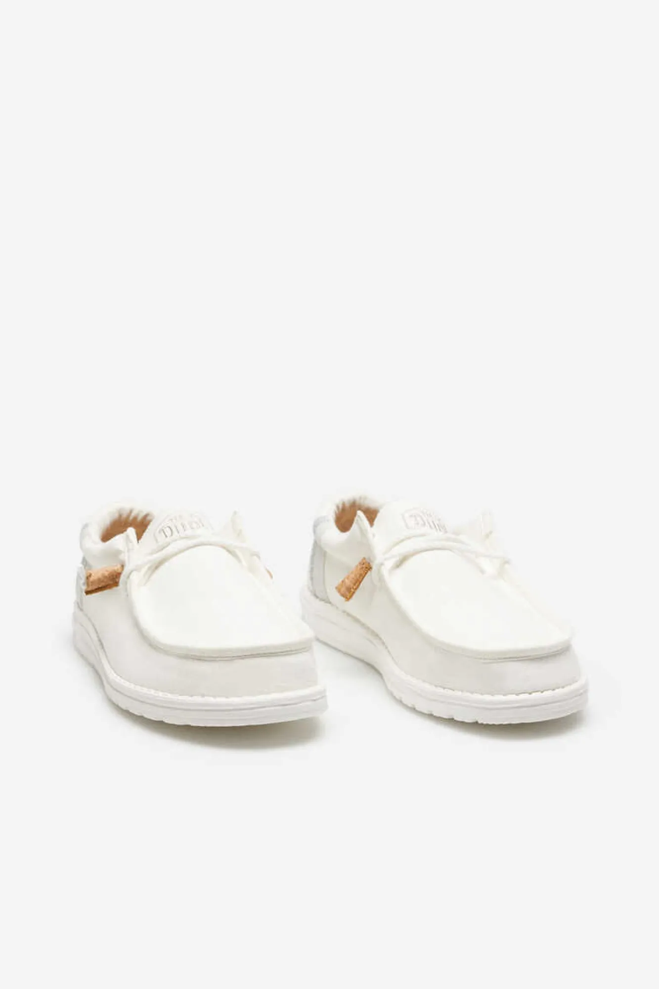 Dude Shoes Mokassins Wally Leinen Branco Sale