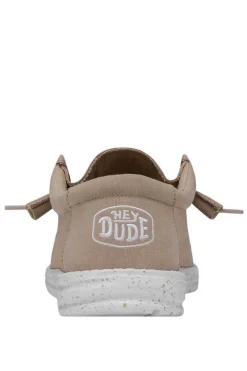 Dude Shoes Mokassins Wally Slub Bege Medio