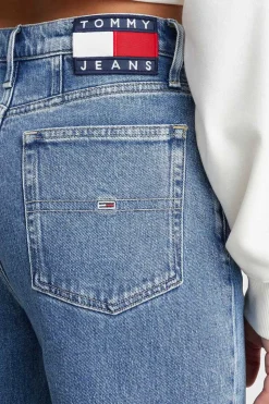 Tommy Jeans Calcas-Mom Jean De Cintura Subida E Tapered Fit