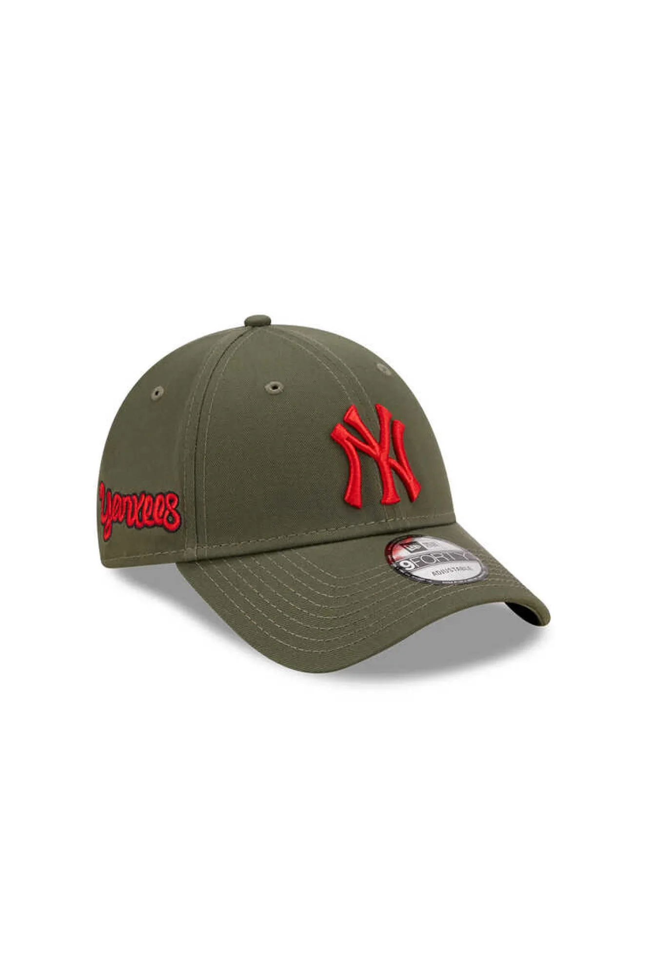 New Era New New York Yankees 9Forty Khaki Cinza New