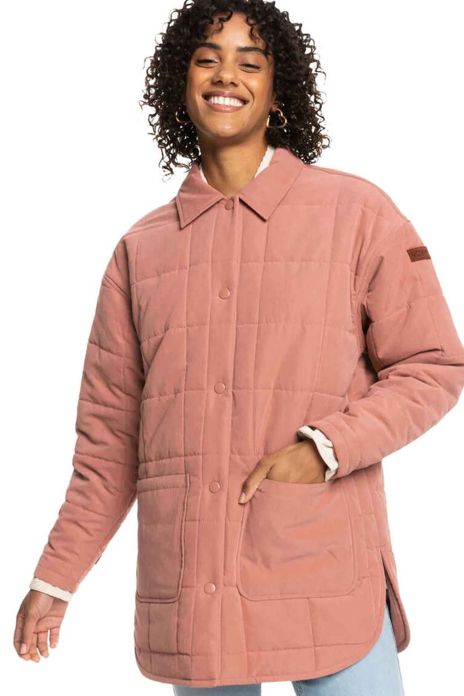 Roxy Sobretudos E Parkas-Next Up - Casaco Acolchoado Em Quilt Para Mulher