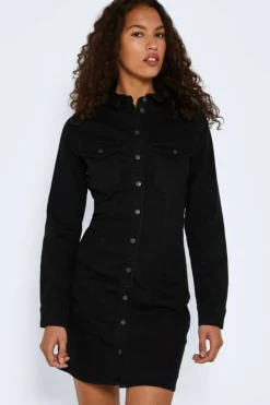 Noisy May Vestidos E Macacoes-Nmjoyl/S Dress Su033Bl Bg Noos