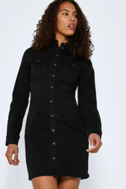 Noisy May Vestidos E Macacoes-Nmjoyl/S Dress Su033Bl Bg Noos