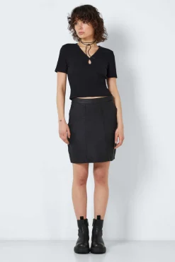 Noisy May Saias-Nmperi Hw Coated Skirt Noos