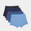 Springfield Pack 5 Boxers Basico Algodao Marinho Discount