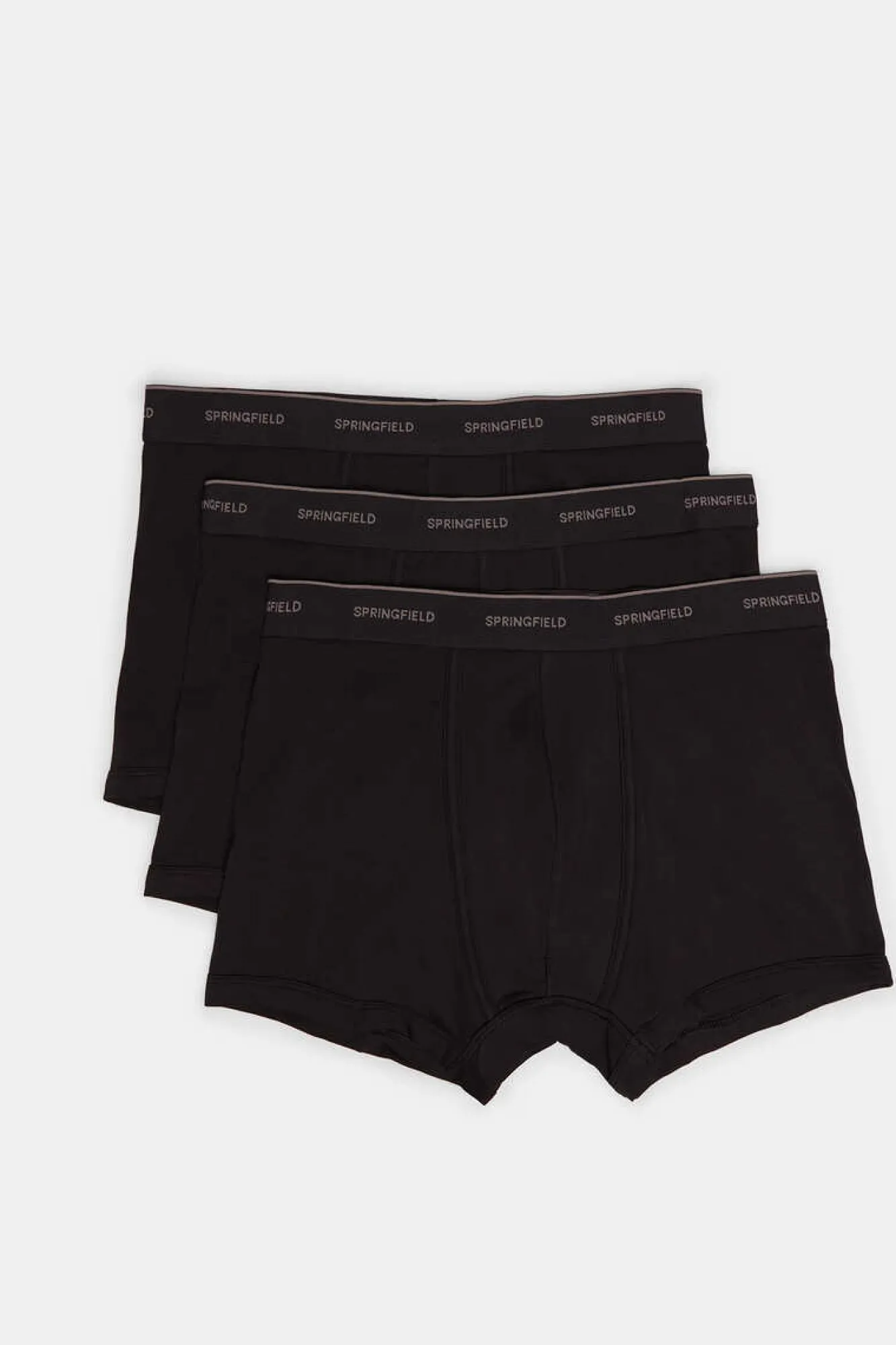 Springfield Pack 3 Boxers Basicos Preto Outlet