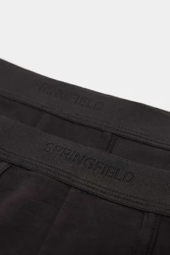 Springfield Pack 2 Boxers Basicos Preto Hot