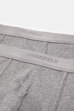 Springfield Pack 2 Boxers Basicos Cinza Outlet