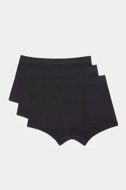 Springfield Pack 3 Boxers Basicos Algodao Preto Discount
