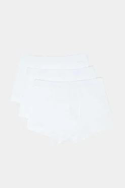 Springfield Pack 3 Boxers Basicos Algodao Branco Best