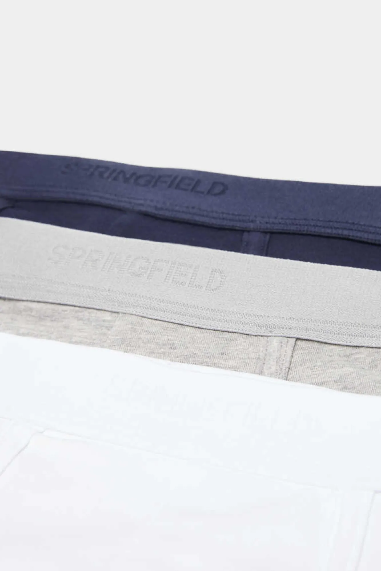 Springfield Pack 3 Boxers Basicos Algodao Cinza Best