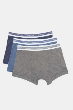 Springfield Pack 2 Boxers Basicos Melange Azul Aco Outlet