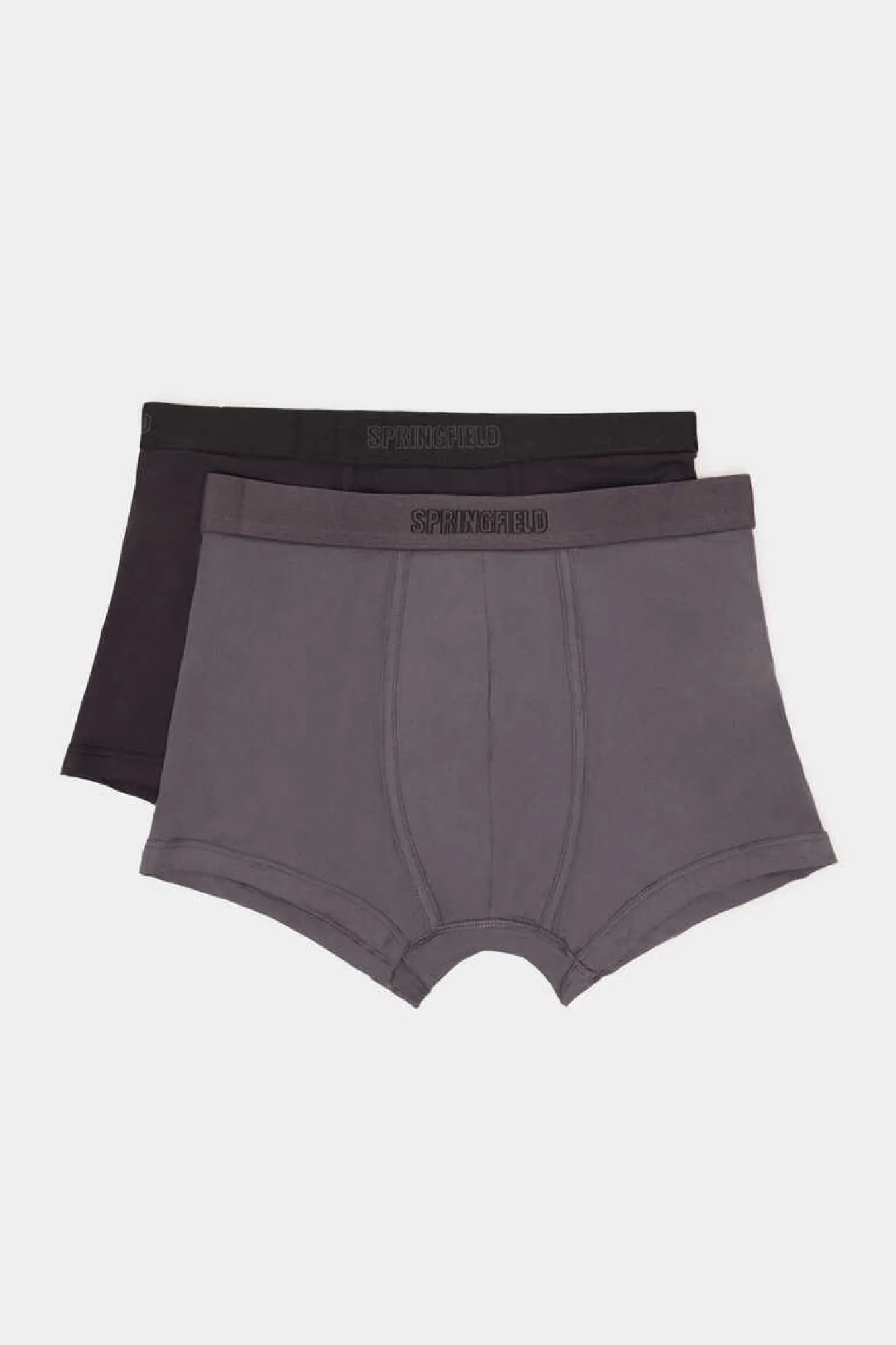 Springfield Pack 2 Boxers Basicos Microfibra Preto Outlet