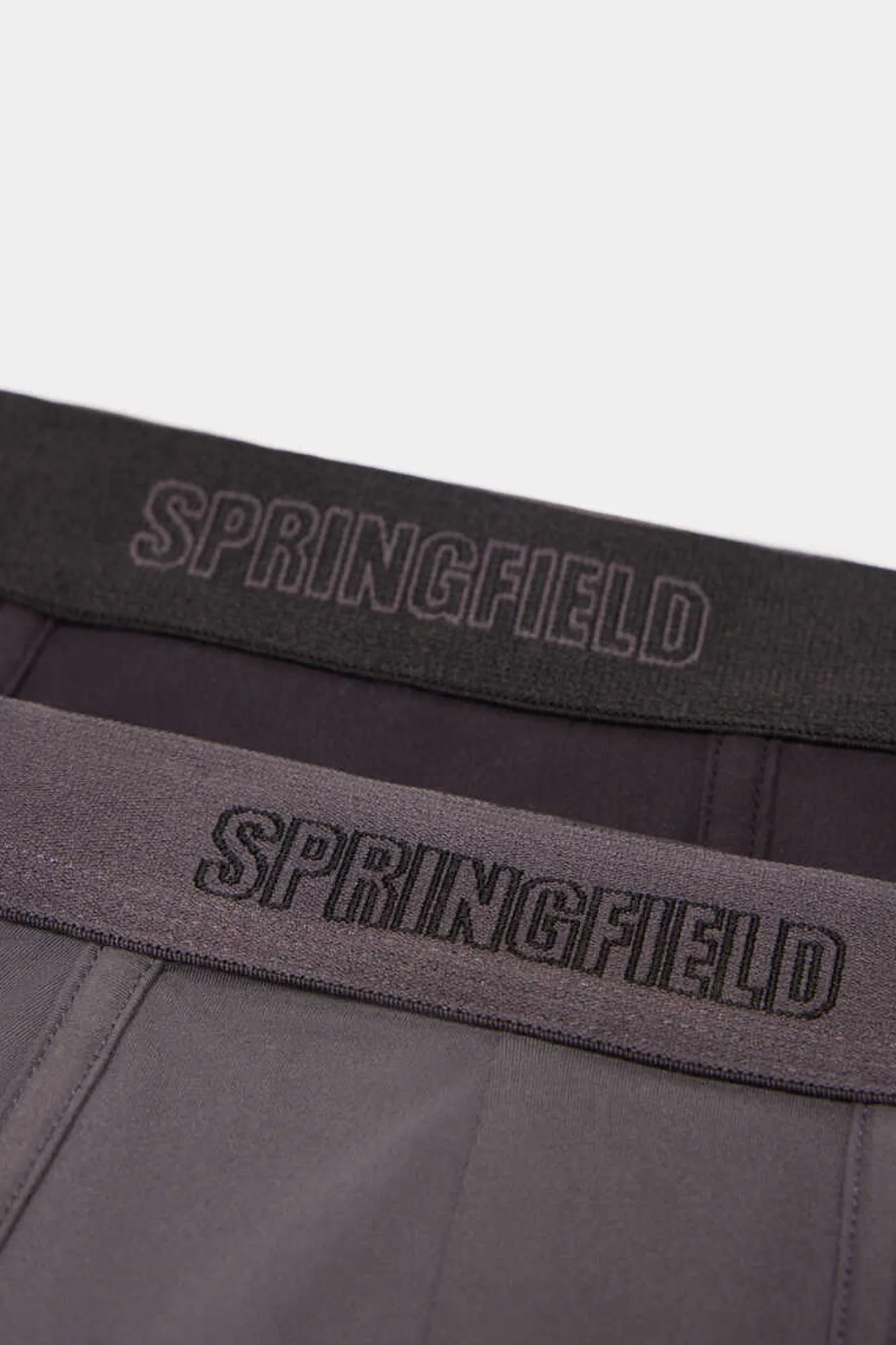 Springfield Pack 2 Boxers Basicos Microfibra Preto Outlet