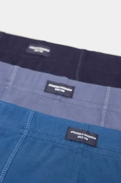 Springfield Pack 2 Boxers Confort Waist De Algodao Azul Aco Online