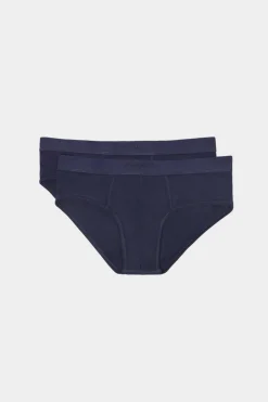 Springfield Pack 2 Cuecas Basicas Algodao Azul Hot