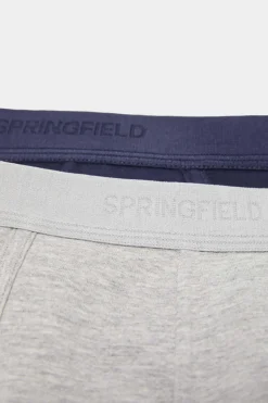 Springfield Pack 2 Cuecas Basicas Algodao Cinza