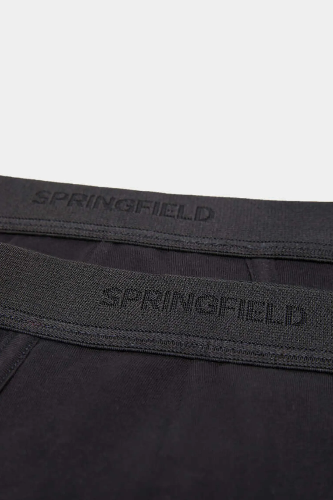 Springfield Pack 2 Cuecas Basicas Algodao Preto Clearance
