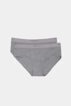 Springfield Pack 2 Cuecas Basicas Algodao Cinza Sale