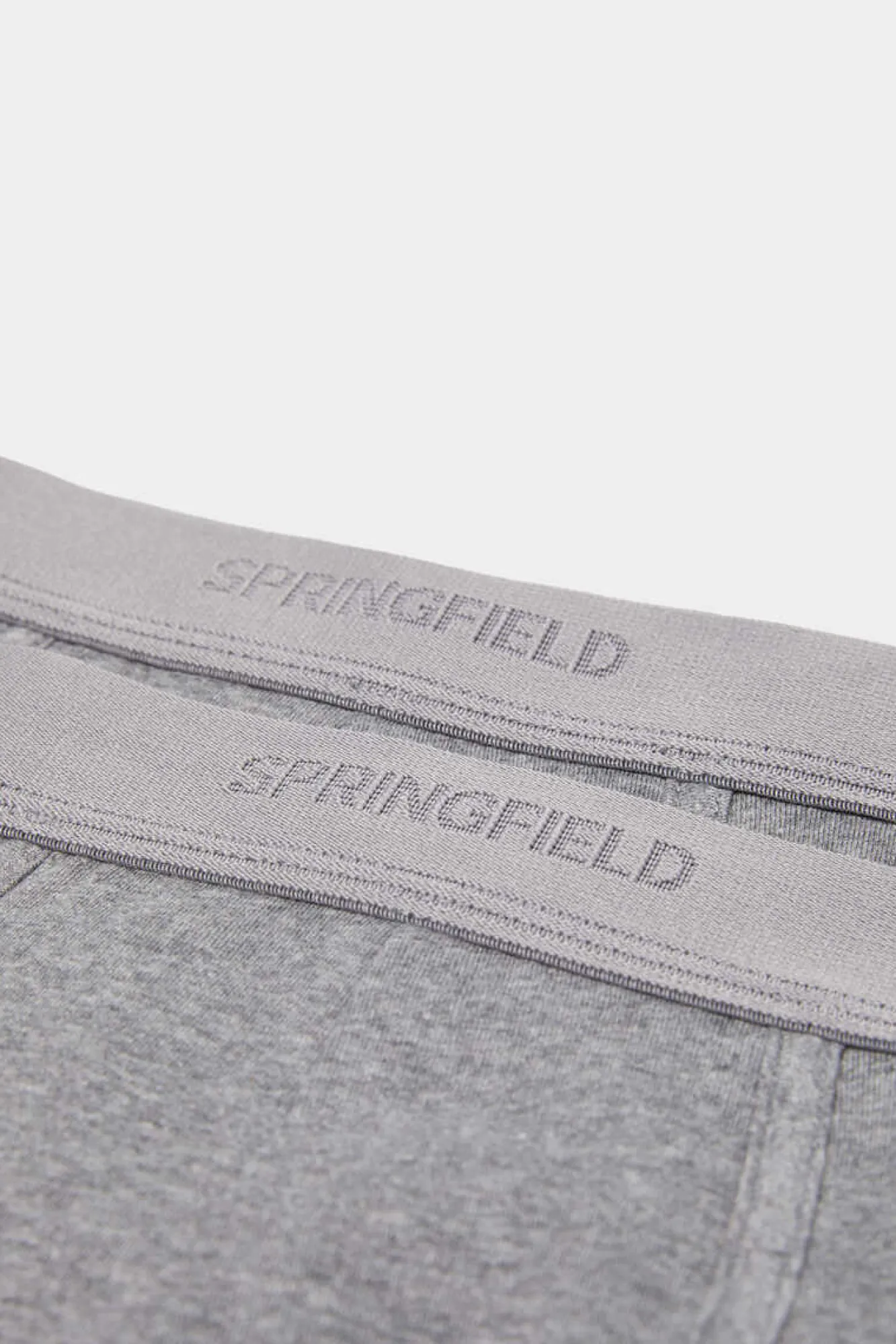Springfield Pack 2 Cuecas Basicas Algodao Cinza Sale