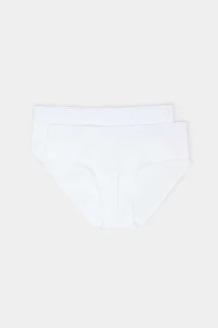 Springfield Pack 2 Cuecas Basicas Algodao Branco