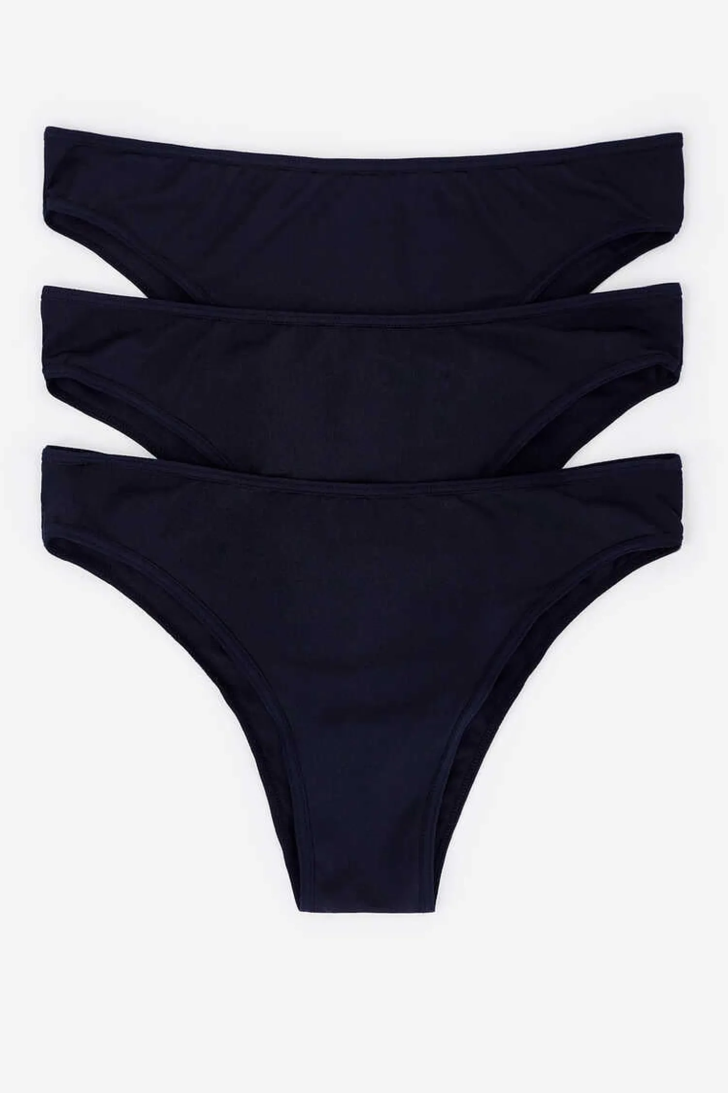 Women'secret Calcinhas-Pack 3 Cuecas Brasileiras Microfibra