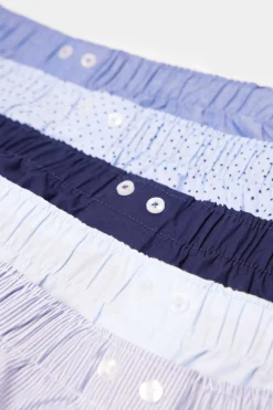 Springfield Pack 3 Cuecas Em Popelina De Algodao Azul Best