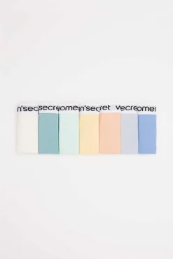 Women'secret Calcinhas-Pack 7 Cuequinhas Algodao Logo