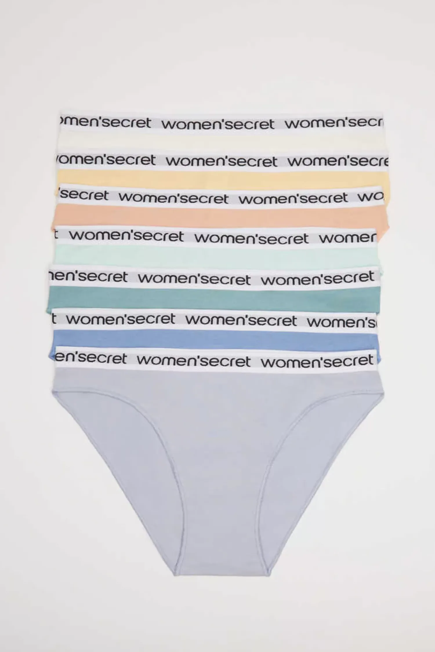 Women'secret Calcinhas-Pack 7 Cuequinhas Algodao Logo