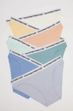 Women'secret Calcinhas-Pack 7 Cuequinhas Algodao Logo