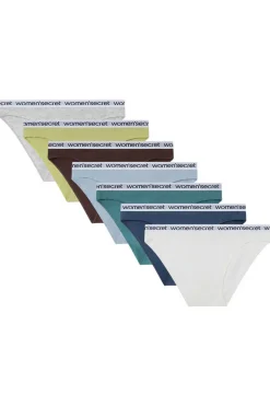 Women'secret Calcinhas-Pack 7 Cuequinhas Algodao Logo