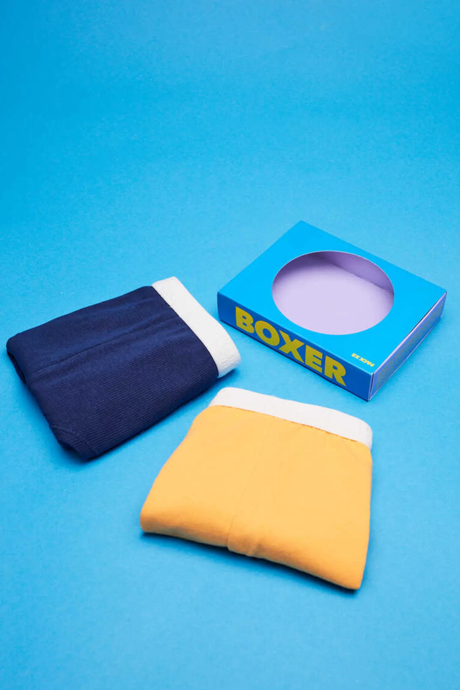 HI&BYE Roupa Interior-Pack 2 Cuequinhas Culottes Multicolor: Laranja, Lilas