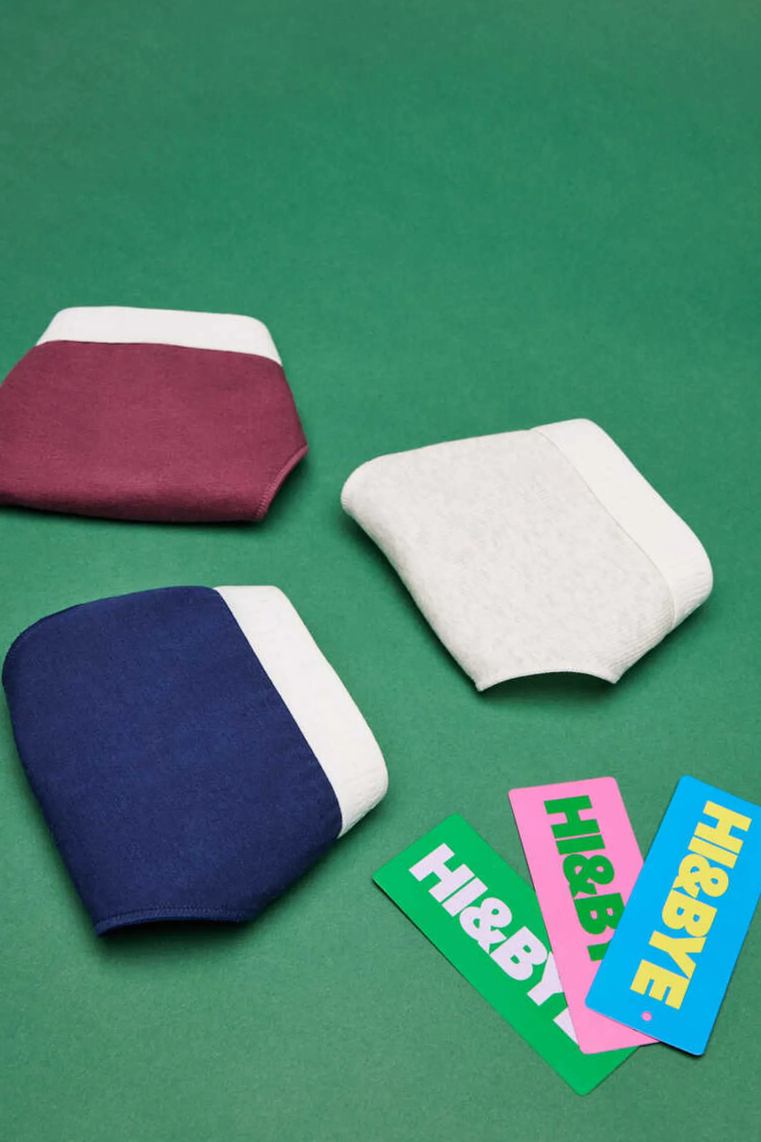 HI&BYE Roupa Interior-Pack 3 Cuequinhas Tanga Multicolor: Navy, Cinzento, Bordeaux