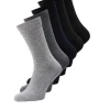 Jack & Jones Pack 5 Meias Cinza Best