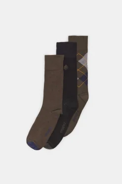 Springfield Pack 3 Meias Cinza New