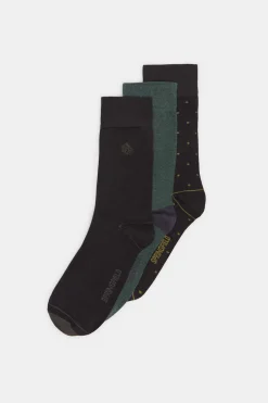 Springfield Pack 3 Meias Preto Clearance