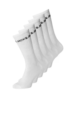 Jack & Jones Pack 5 Meias Branco New