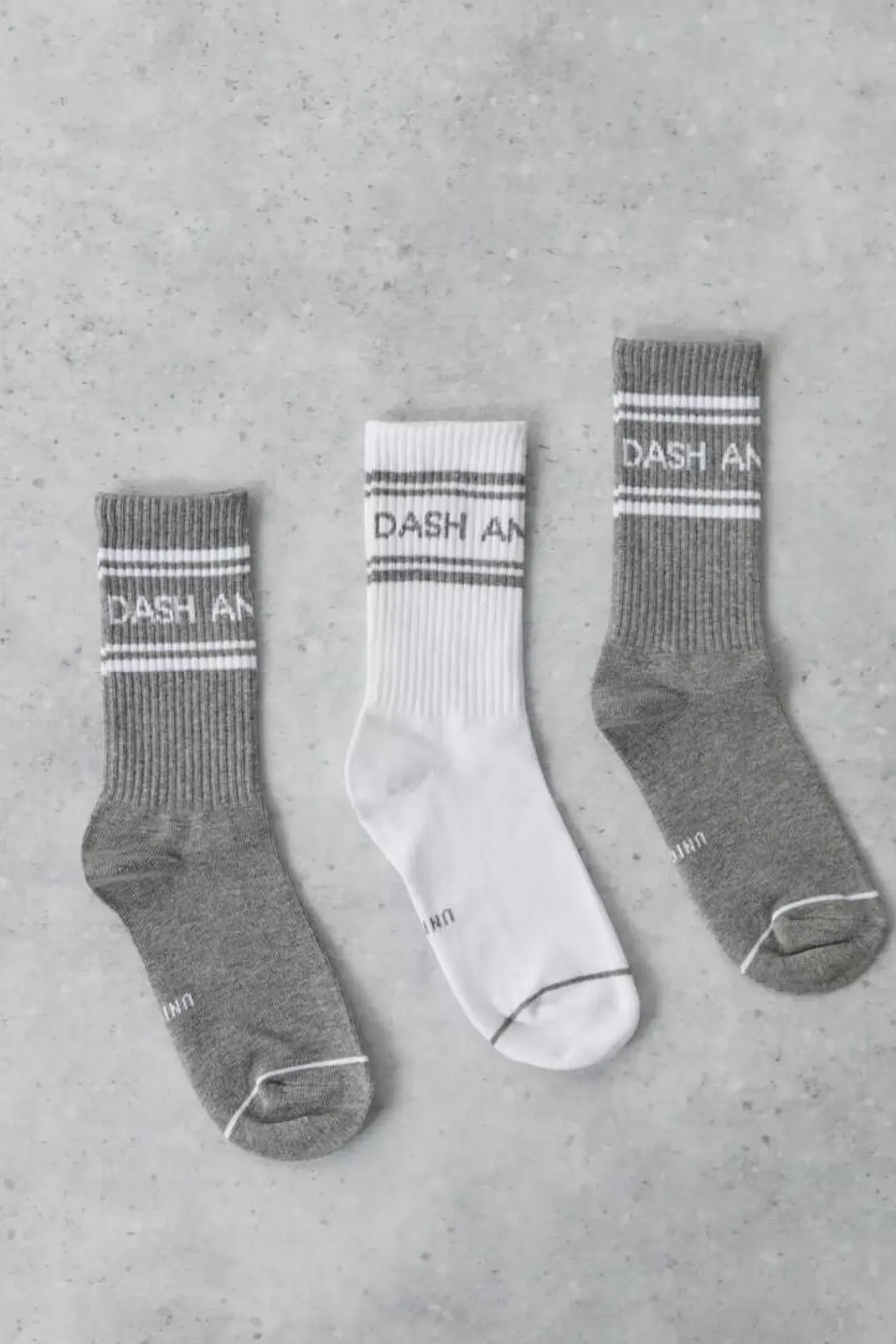 Dash and Stars Meias-Pack 3 Meias Altas Tecnicas Algodao