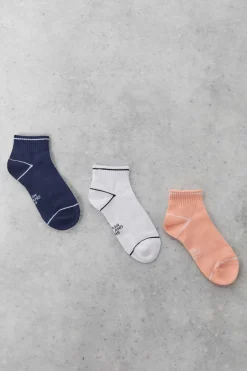 Dash and Stars Meias-Pack 3 Meias Curtas Algodao