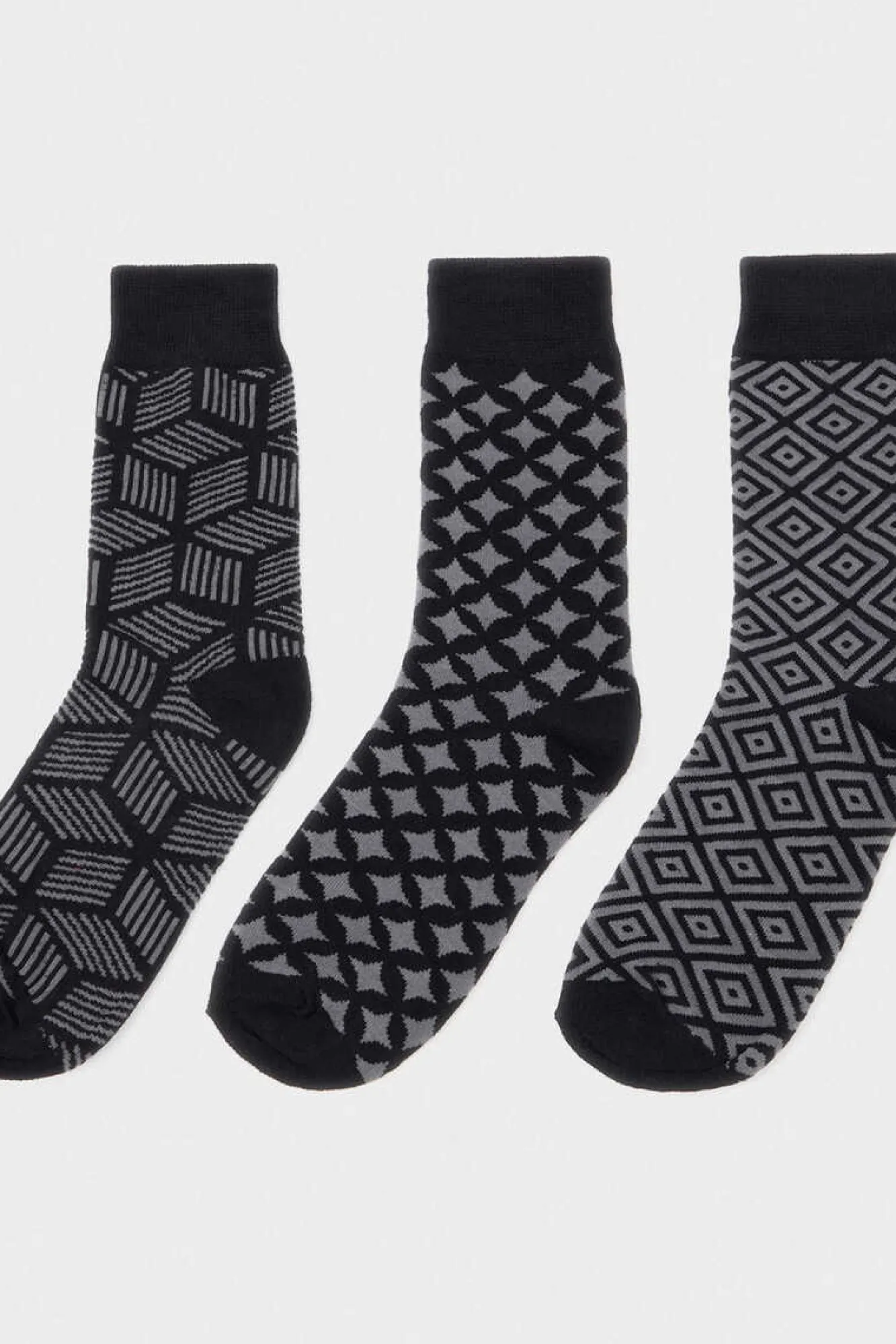 Inside Pack 3 Meias Soquetes Homem Natural Hot